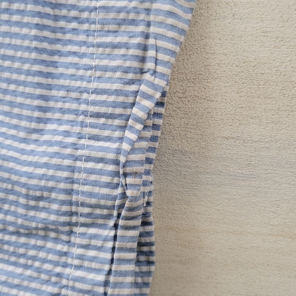 Polo Ralph Lauren blue white pin stripe textured straight leg slacks sz 36/30 - Picture 4 of 6